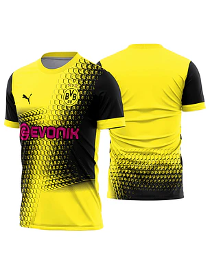 Arte Vetor Camisa Borussia Personalizada