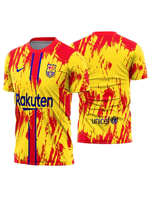 Arte Vetor Camisa Barcelona Personalizada