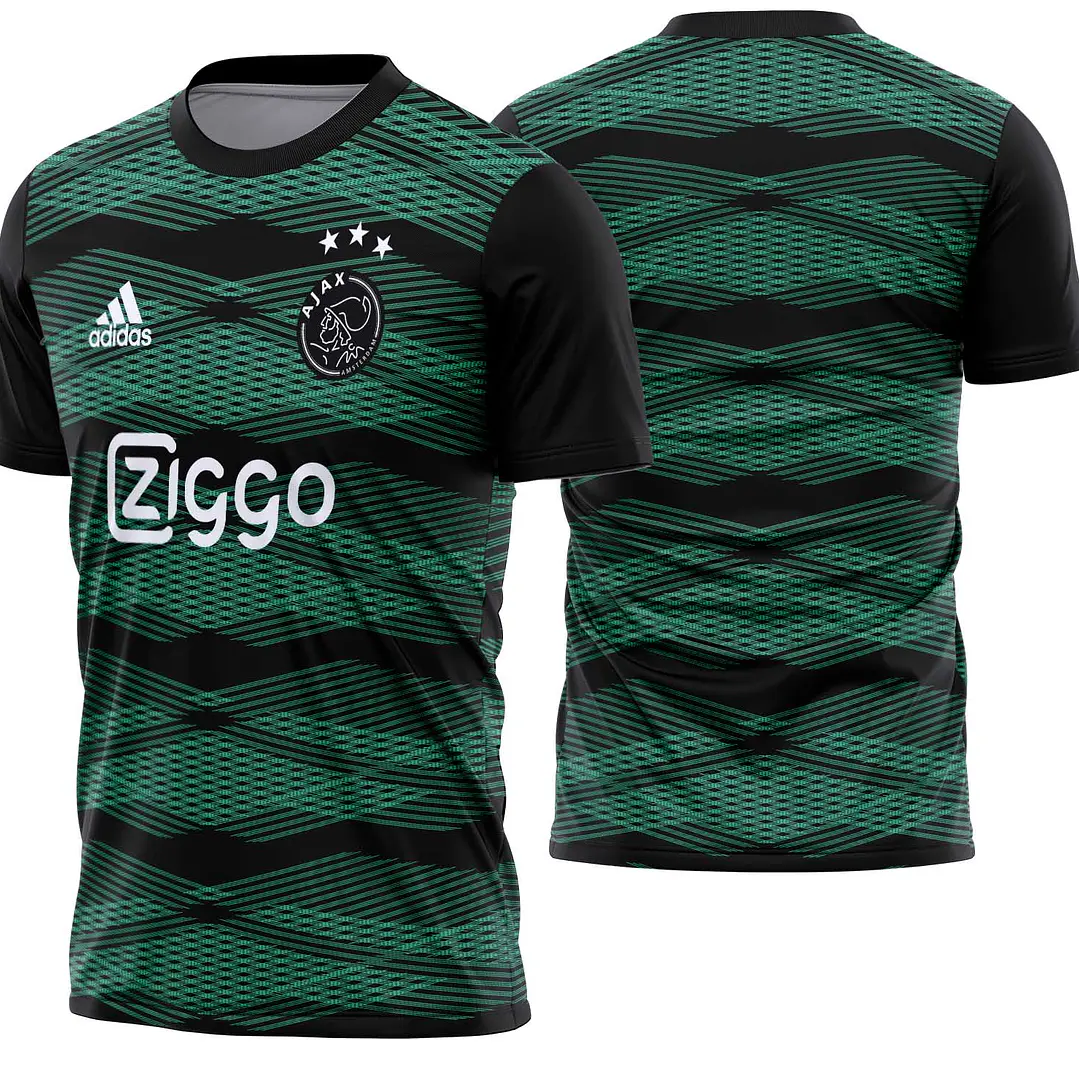 Arte Vetor Camisa Ajax personalizada 1
