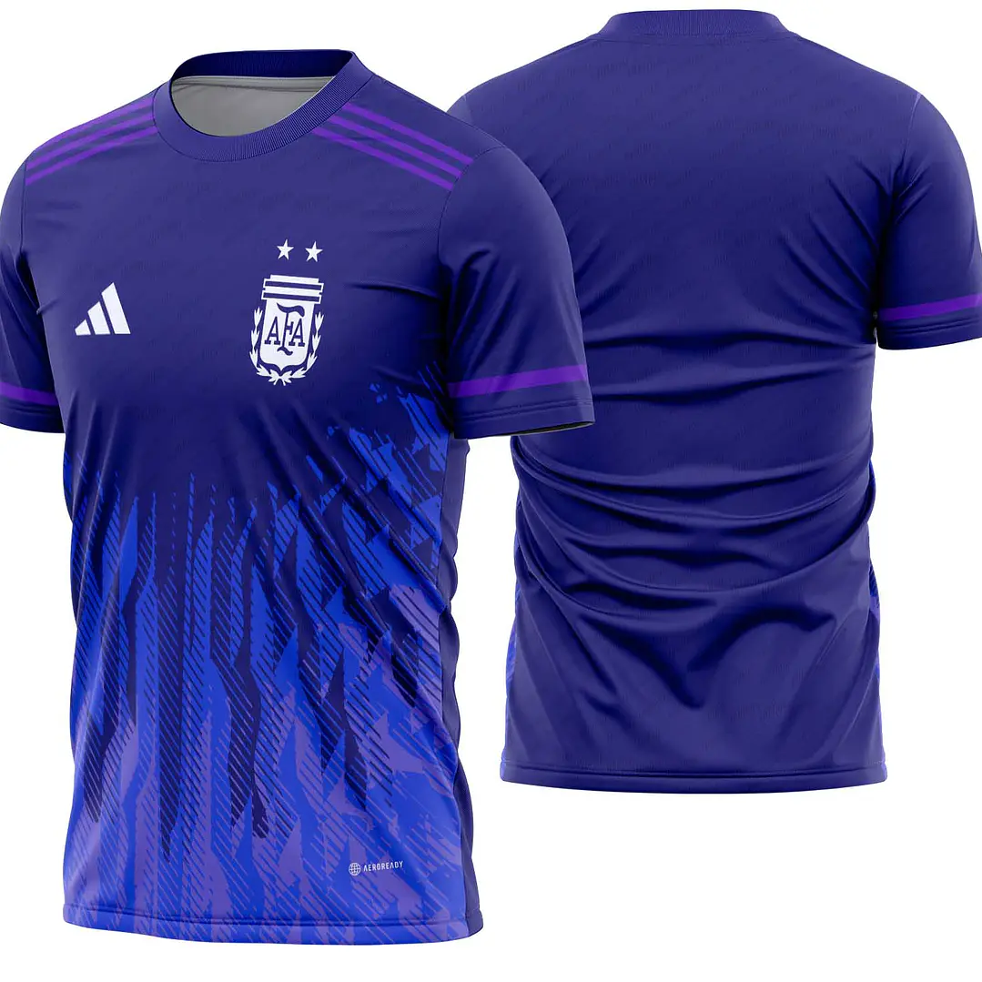 Arte Vetor Camisa Argentina Alternativa 2022-2023 1