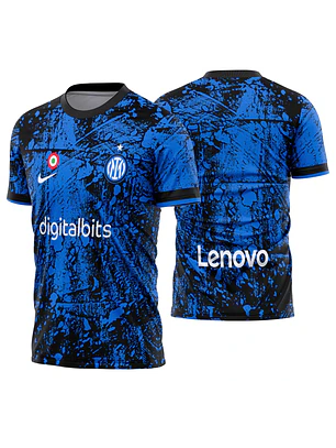 Arte Vetor Camisa Inter de Milão Personalizada 2022-23