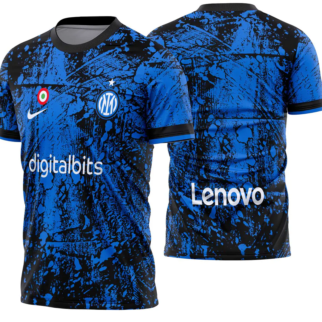 Arte Vetor Camisa Inter de Milão Personalizada 2022-23 1