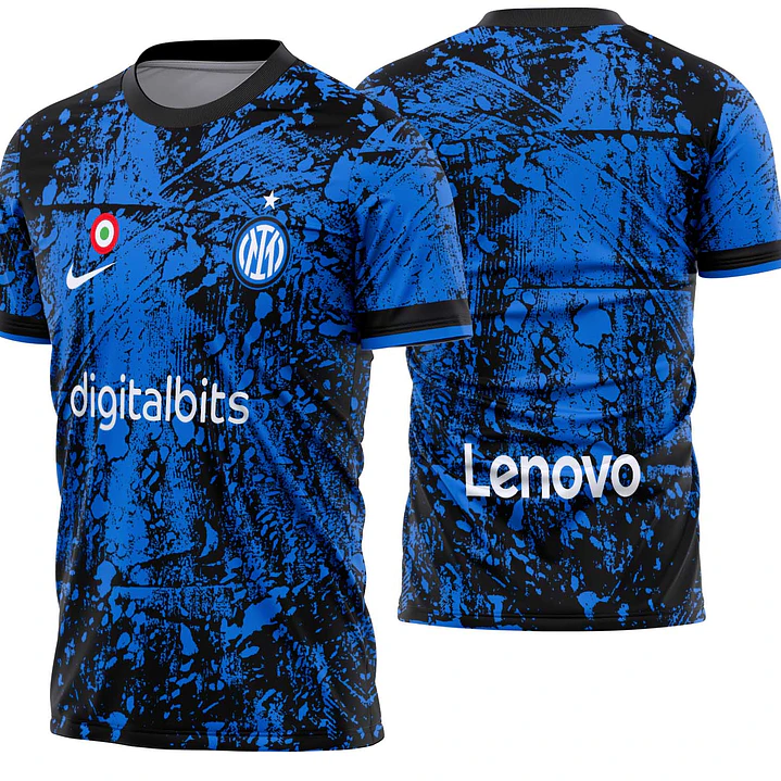 Arte Vetor Camisa Inter de Milão Personalizada 2022-23 1
