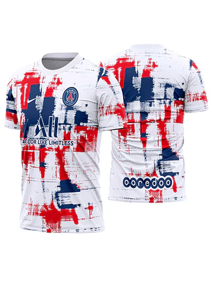 Arte Vetor Camisa PSG Personalizada 1