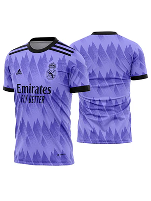 Arte Vetor Camisa Real Madrid visita 2022-2023