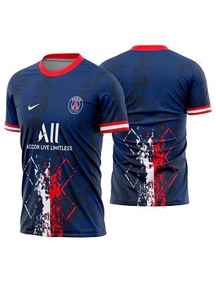 Arte Vetor Camisa Psg Personalizada