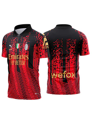 Arte Vetor Camisa Ac Milan 2023 Especial