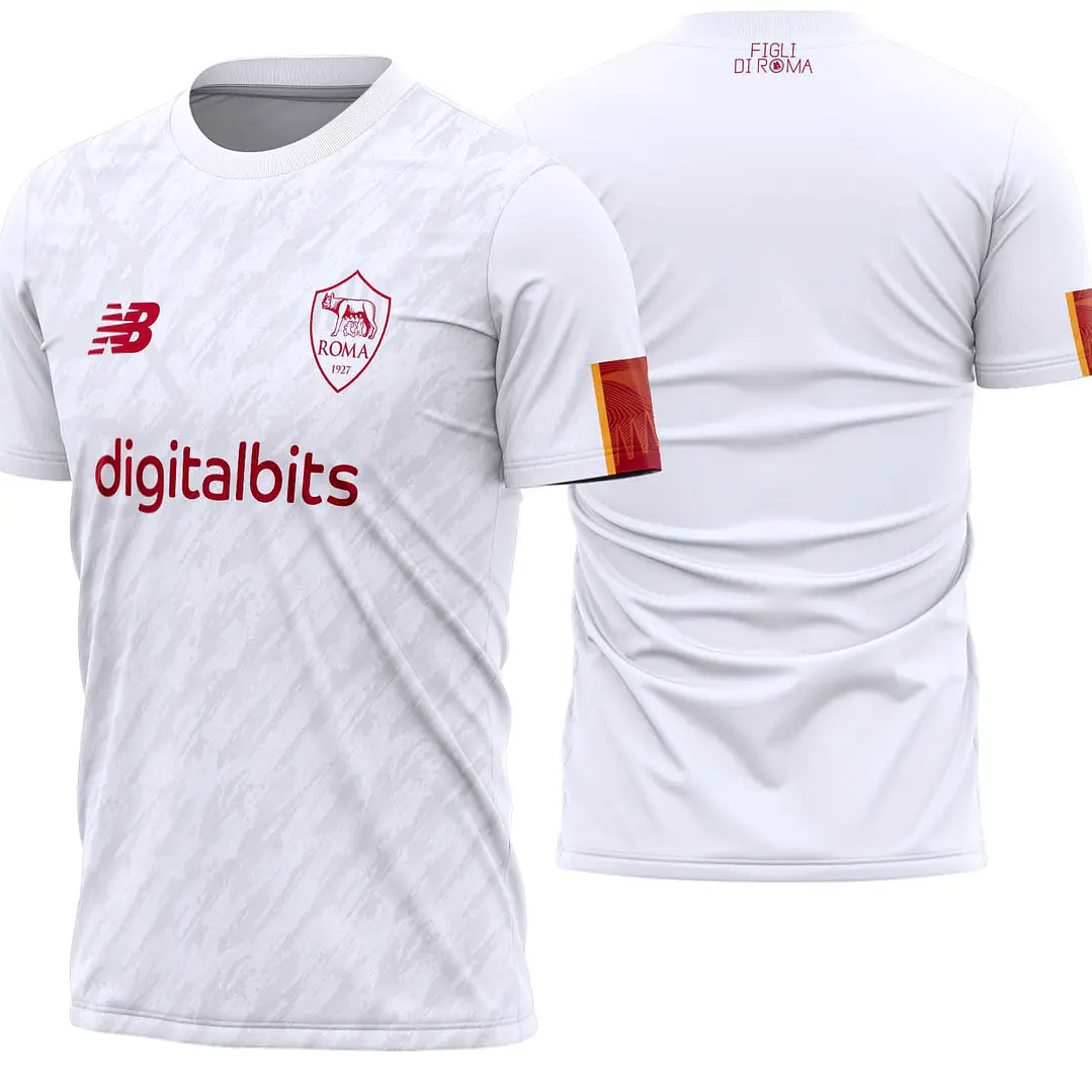 Arte Vetor Camisa Roma Alternativa 2022-23 1