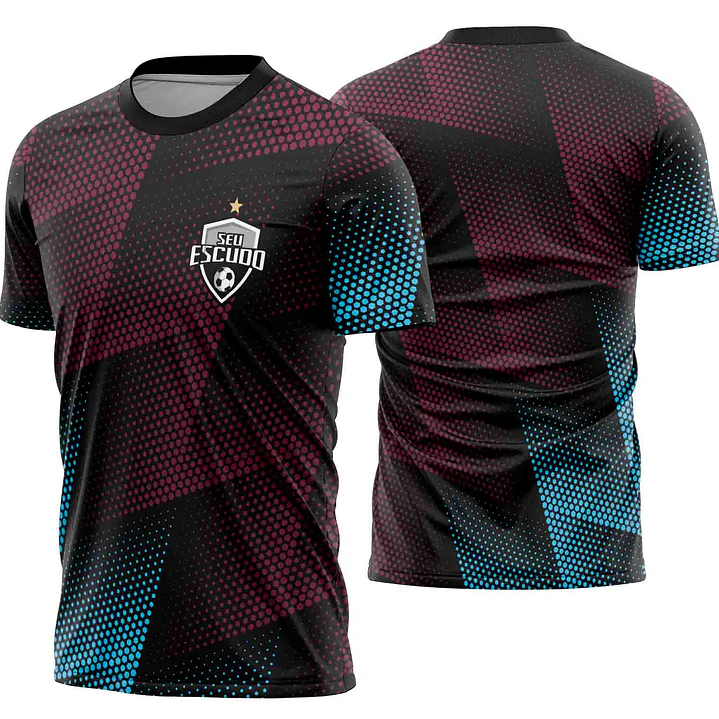 Arte Vetor Camisa Futebol Amador Mod-11 1