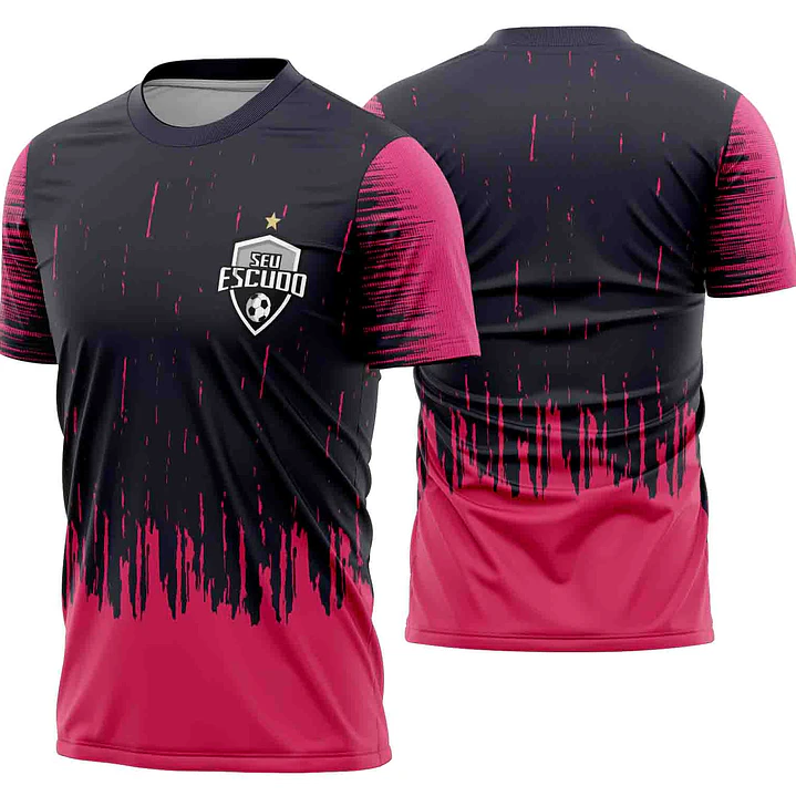 Arte Vetor Camisa Futebol Amador Mod-14 1