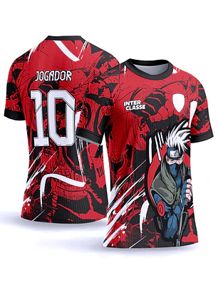Arte Vetor Camisa Interclasse 1015 Naruto Kakashi Hatake