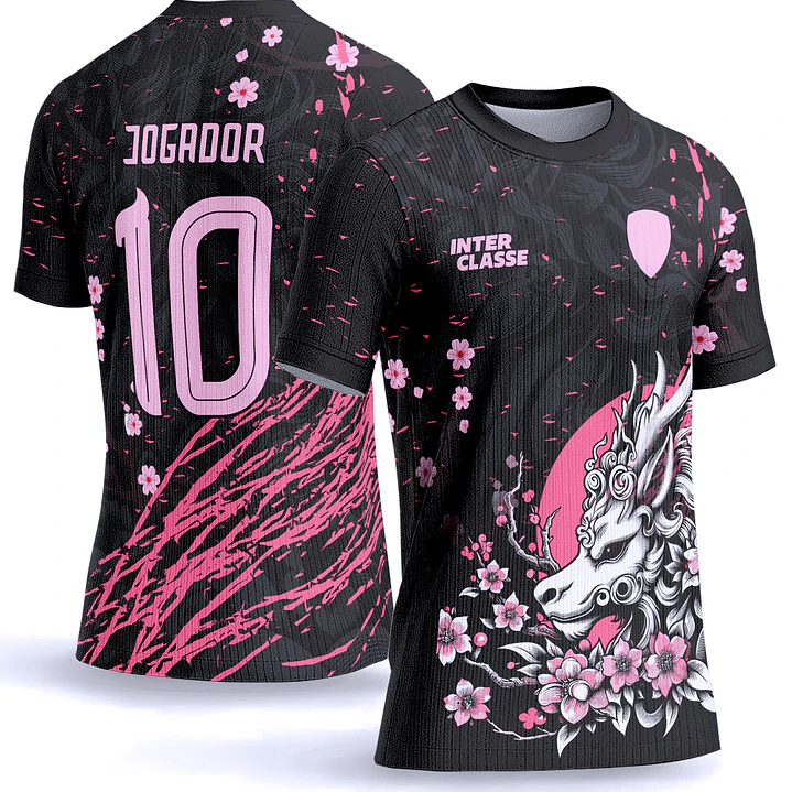 Arte Vetor Camisa Interclasse 1016 Monster Hunter Kirin 1