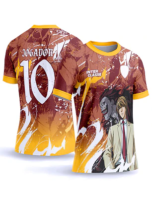 Arte Vetor Camisa Interclasse 1020 Death Note Light Yagami
