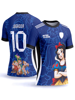 Arte Vetor Camisa Interclasse 1038 Branca de Neve e os 7 Anões