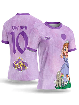 Arte Vetor Camisa Interclasse 1049 Princesinha Sofia