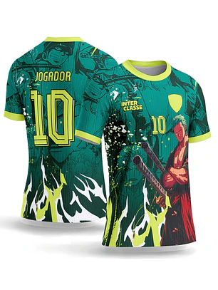 Arte Vetor Camisa Interclasse 1054 One Piece Roronoa Zoro