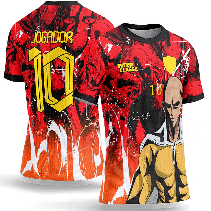 Arte Vetor Camisa Interclasse 1057 One Punch Man Saitama 1