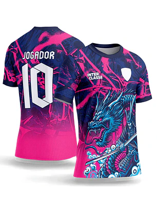 Arte Vetor Camisa Interclasse 1058 Samurai Japonês