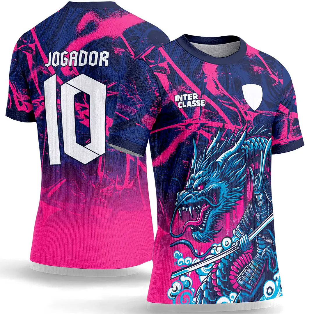 Arte Vetor Camisa Interclasse 1058 Samurai Japonês 1