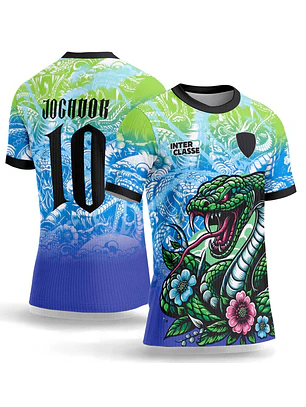 Arte Vetor Camisa Interclasse 1065 Serpente Japonesa