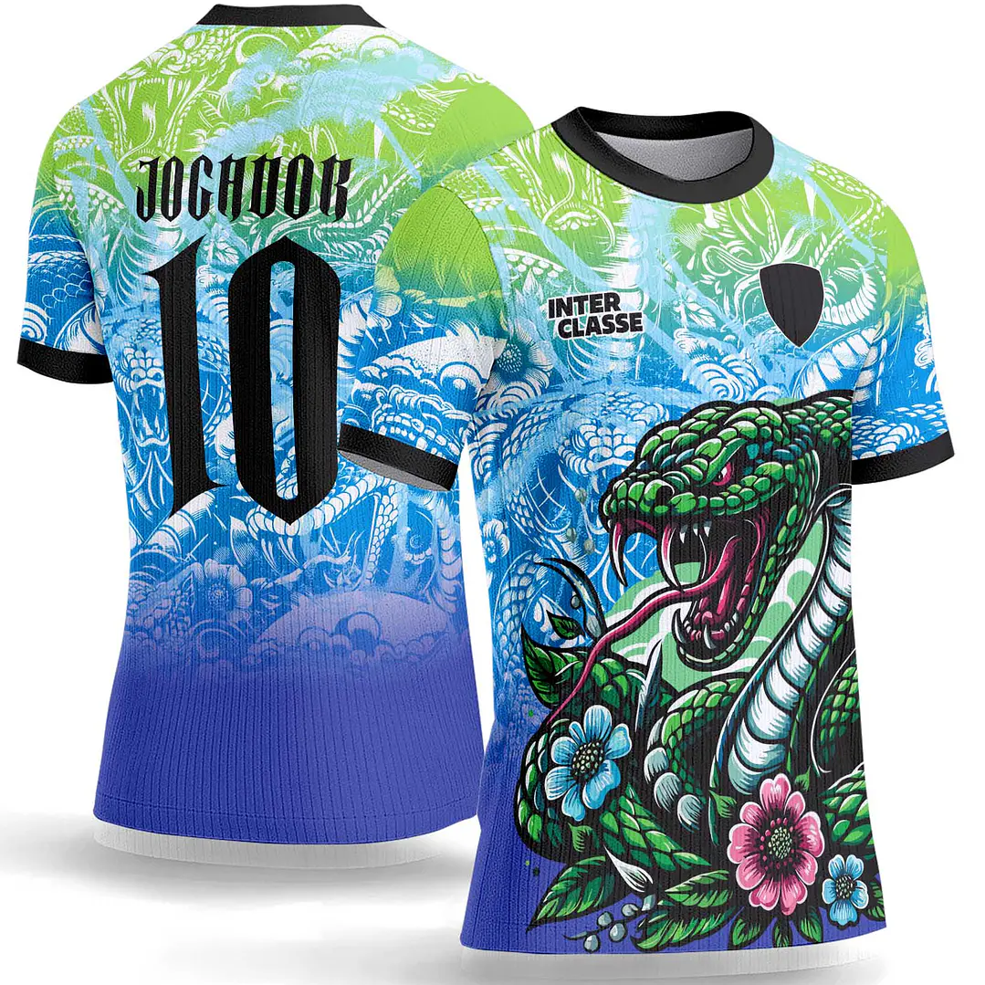 Arte Vetor Camisa Interclasse 1065 Serpente Japonesa 1
