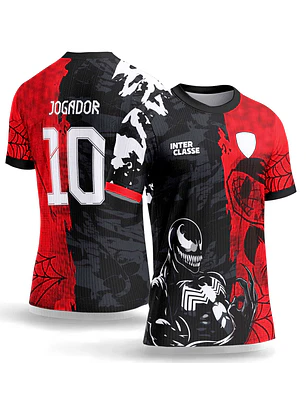 Arte Vetor Camisa Interclasse 1066 Homem Aranha VS Venom