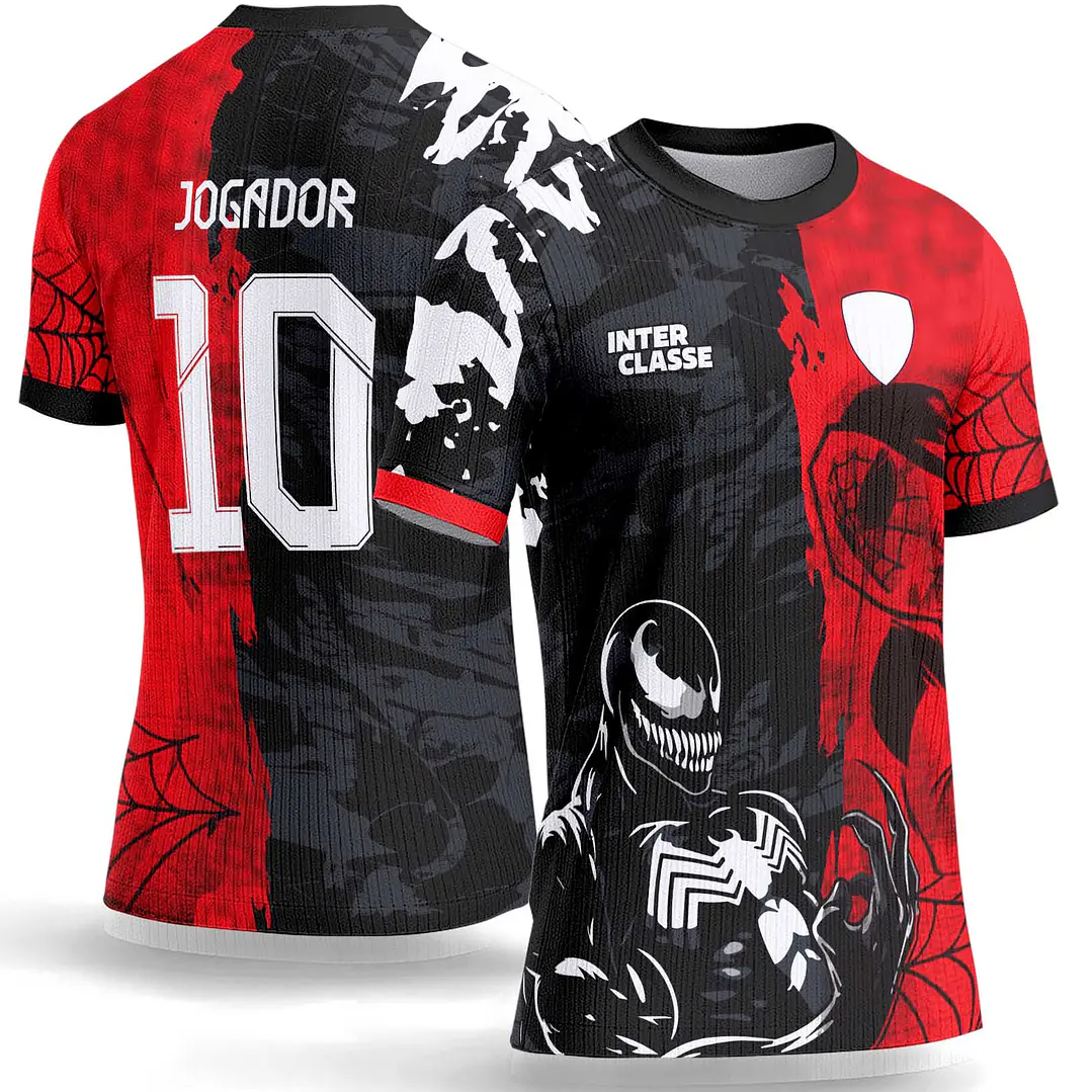 Arte Vetor Camisa Interclasse 1066 Homem Aranha VS Venom 1