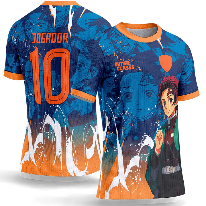 Arte Vetor Camisa Interclasse 1068 Demon Slayer Tanjiro Kamado 1
