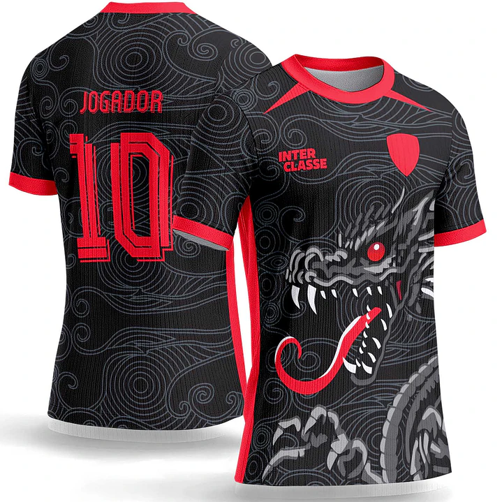 Arte Vetor Camisa Interclasse 1074 Dragão 1