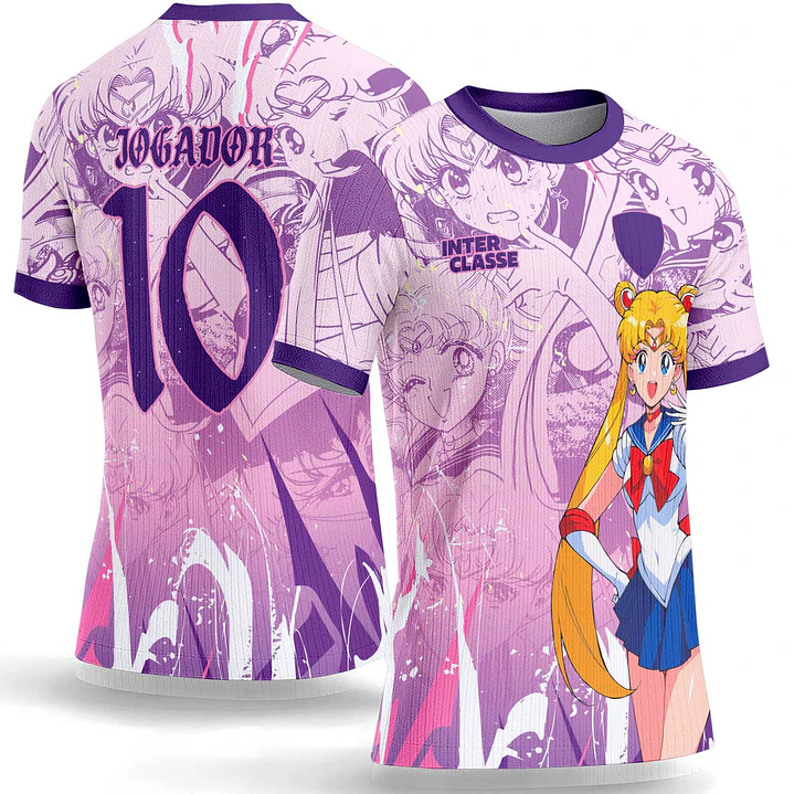 Arte Vetor Camisa Interclasse 1078 Sailor Moon Usagi Tsukino 1