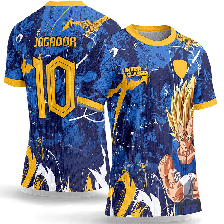 Arte Vetor Camisa Interclasse 1079 Dragon Ball Vegeta 1