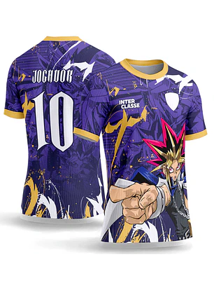 Arte Vetor Camisa Interclasse 1081 Yugioh Yugi Muto