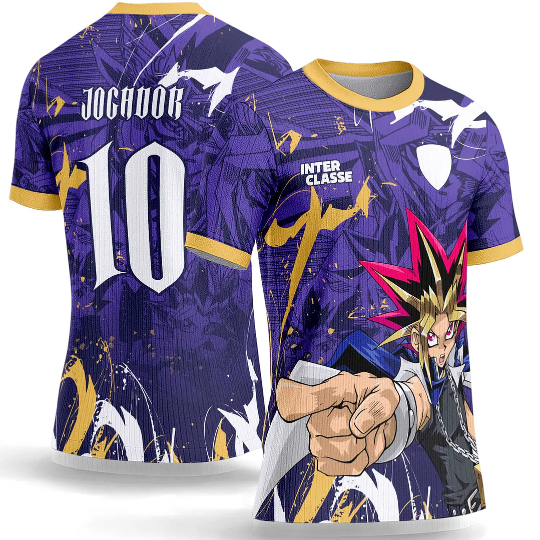 Arte Vetor Camisa Interclasse 1081 Yugioh Yugi Muto 1