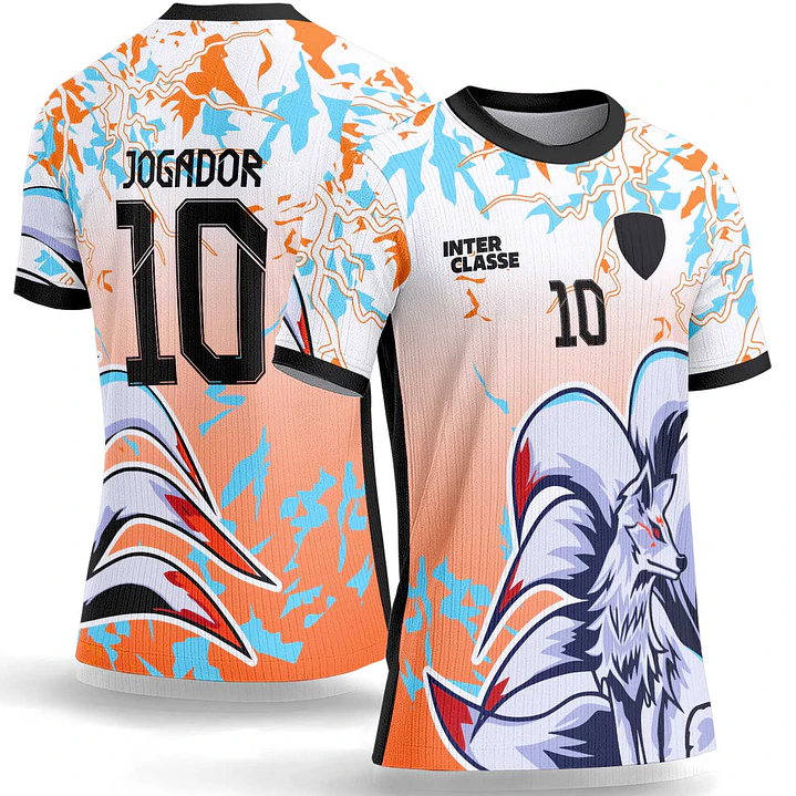 Arte Vetor Camisa Interclasse 1082 Raposa Branca 1