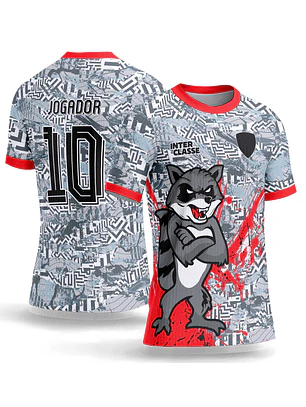 Arte Vetor Camisa Interclasse 1086 Guaxinim