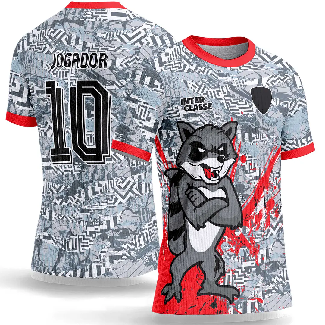 Arte Vetor Camisa Interclasse 1086 Guaxinim 1