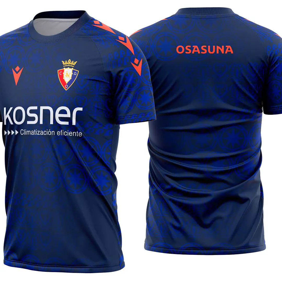 Arte Vetor Camisa CA Osasuna Pre-jogo 2026-2027 1