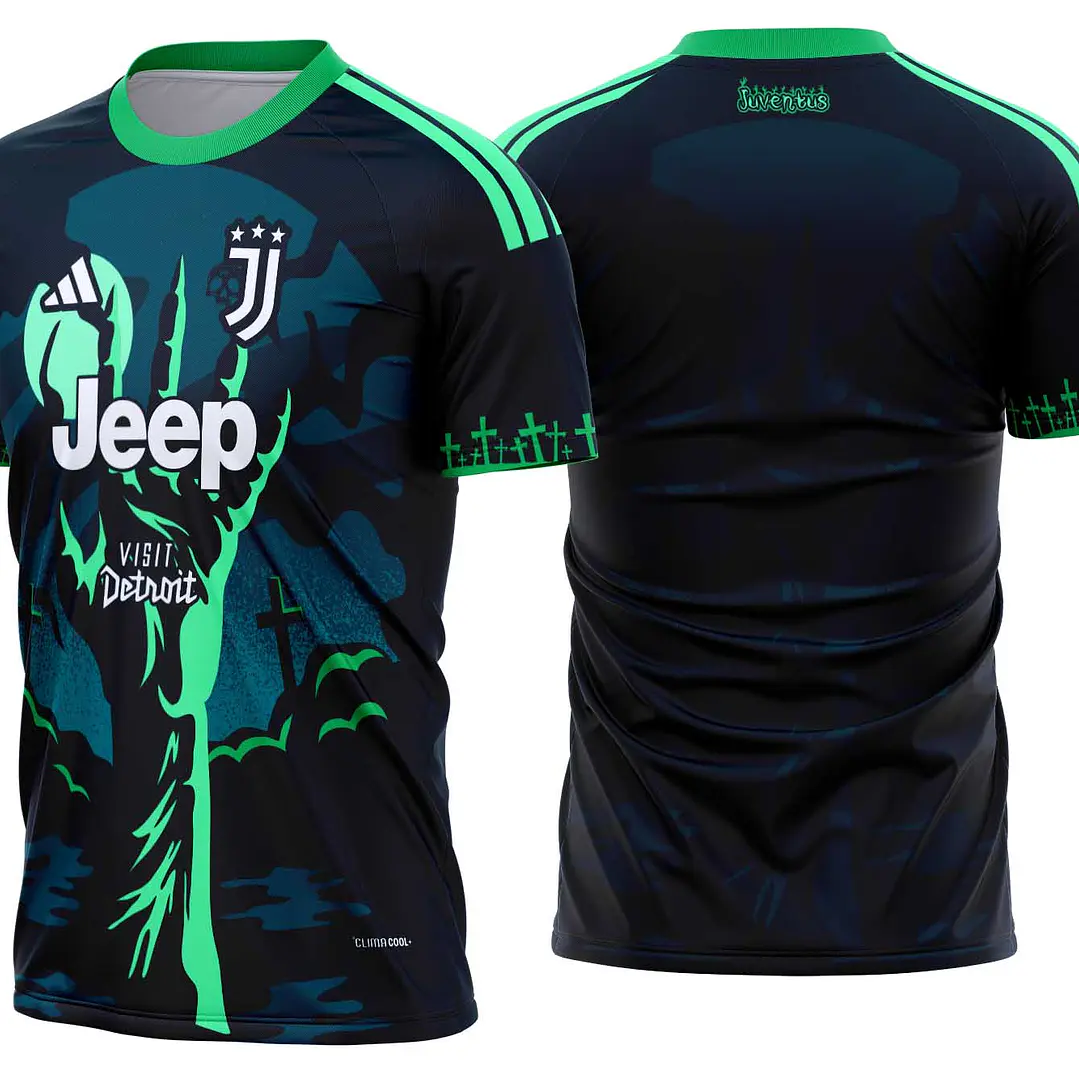 Arte Vetor Camisa Juventus Halloween Concept 2026 1