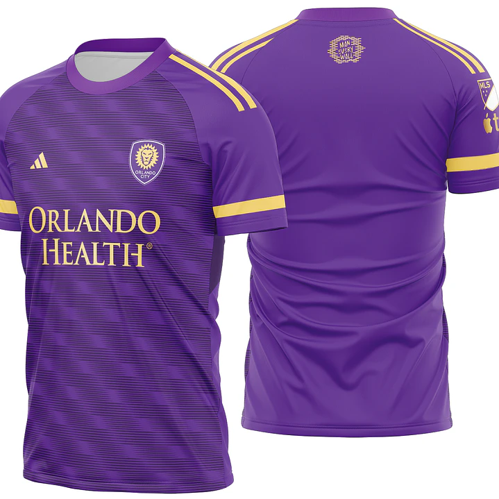 Arte Vetor Camisa  Orlando City Local 2023 1