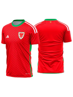 Arte Vetor Camisa Gales Personalizada 2023 