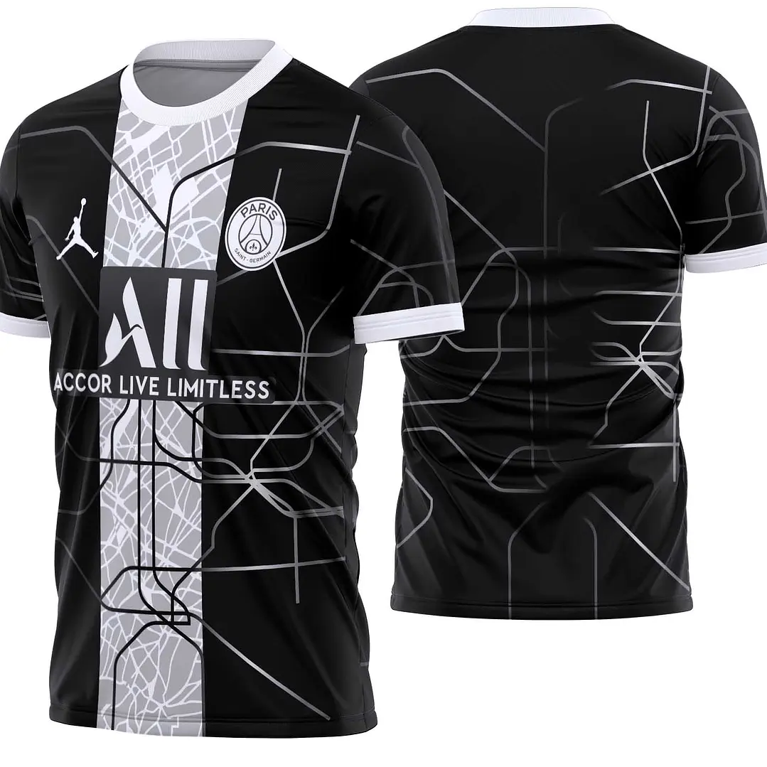 Arte Vetor Camisa  PSG Personalizada 2021-22 1