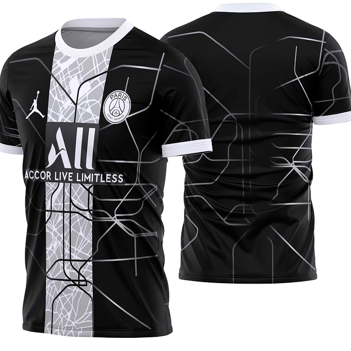 Arte Vetor Camisa  PSG Personalizada 2021-22 1