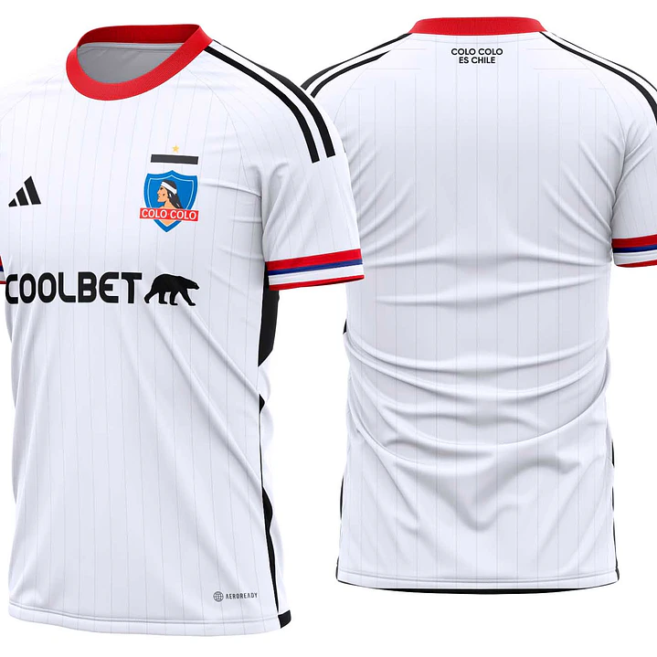 Arte Vetor Camisa  Colo Colo Local 2023 1
