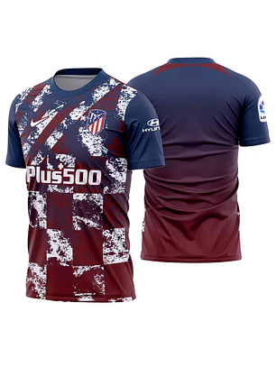 Arte Vetor Camisa Atlético De Madrid Personalizada