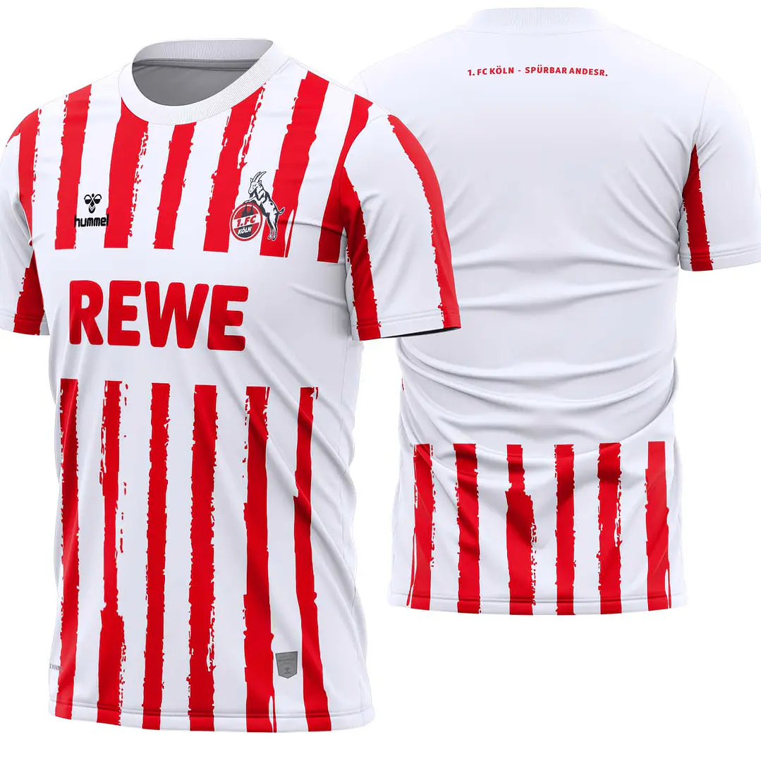 Arte Vetor Camisa  FC Köln 22-23 Casa Europeia 1