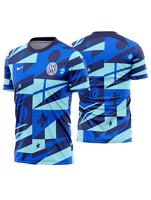 Arte Vetor Camisa Inter de Milão Pré-jogo