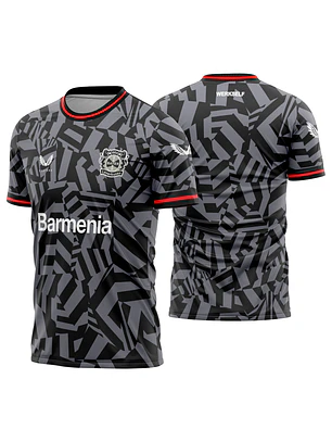 Arte Vetor Camisa  Bayer 04 Leverkusen alternativa 2022-23