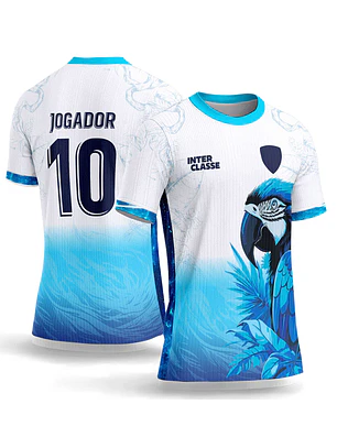 Arte Vetor Camisa Interclasse 1093 Arara Azul
