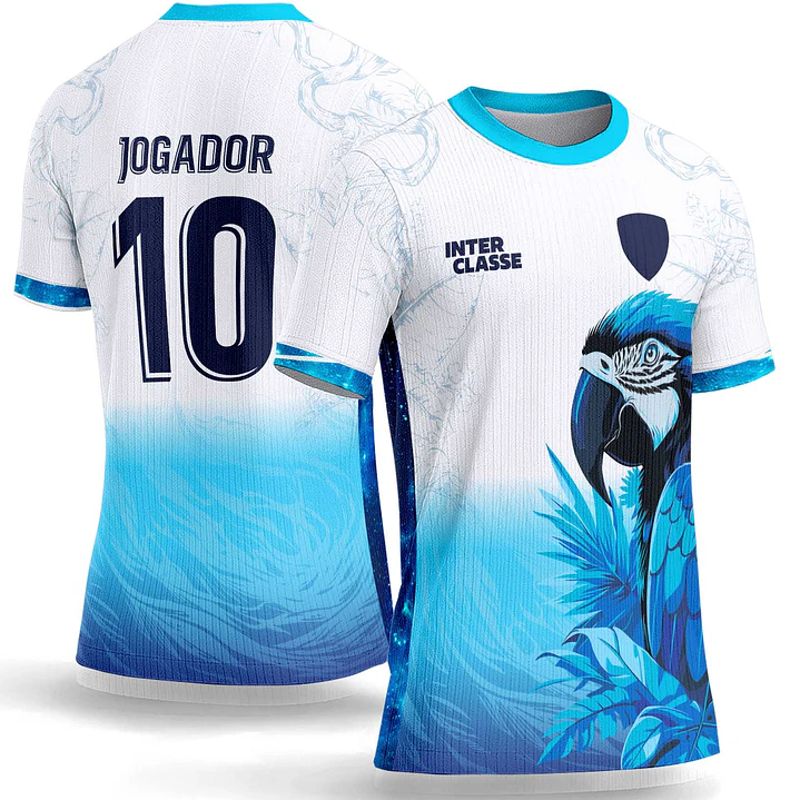 Arte Vetor Camisa Interclasse 1093 Arara Azul 1
