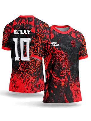 Arte Vetor Camisa Interclasse 1101 Tigre Ciborgue